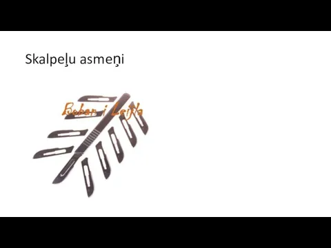 Skalpeļu asmeņi