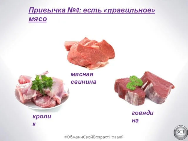 Привычка №4: есть «правильное» мясо мясная свинина говядина кролик