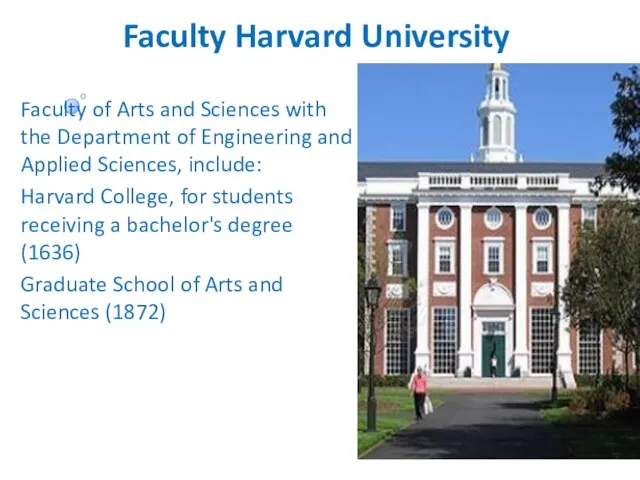 Faculty Harvard University Faculty of Arts and Sciences with the Department