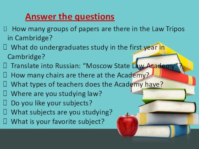 Answer the questions How many groups of papers are there in