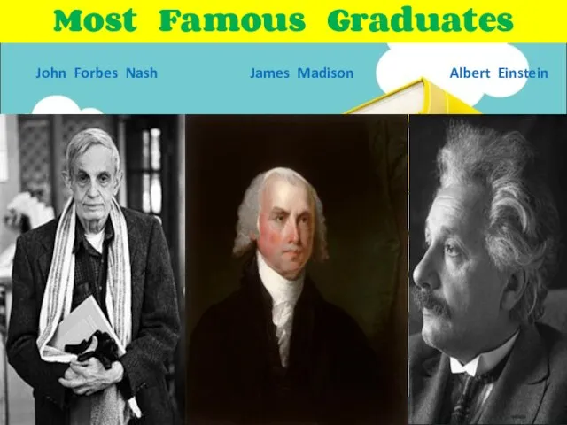 Most Famous Graduates John Forbes Nash Albert Einstein James Madison