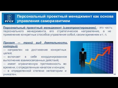 Персональный проектный менеджмент как основа управления саморазвитием Персональный проектный менеджмент (самопроектирование)