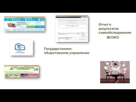 Отчет о результатах самообследования ВСОКО Государственно-общественное управление