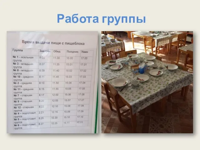 Работа группы