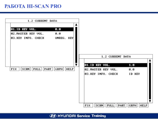 РАБОТА HI-SCAN PRO