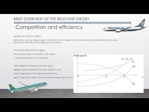 BRIEF OVERVIEW OF THE RELEVANT THEORY Competition and efficiency Model from