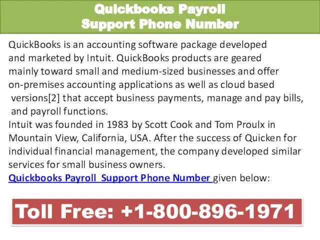 QuickBooks is an accounting software package developed and marketed by Intuit.