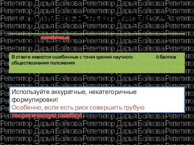 Официальные критерии: 29.3 Используйте аккуратные, некатегоричные формулировки! Особенно, если есть риск совершить грубую теоретическую ошибку!