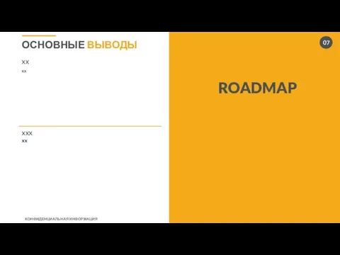 ROADMAP ОСНОВНЫЕ ВЫВОДЫ 07