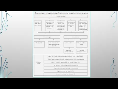 Сход граждан, осуществляющий полномочия представительного органа ┌───────────────────────────────────────────────────────────────────────┐ │ Сход граждан │