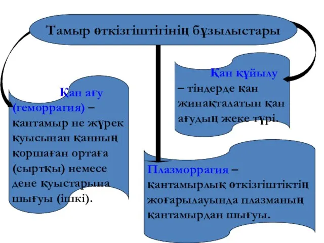 Плазморрагия – қантамырлық өткізгіштіктің жоғарылауында плазманың қантамырдан шығуы. Қан ағу (геморрагия)