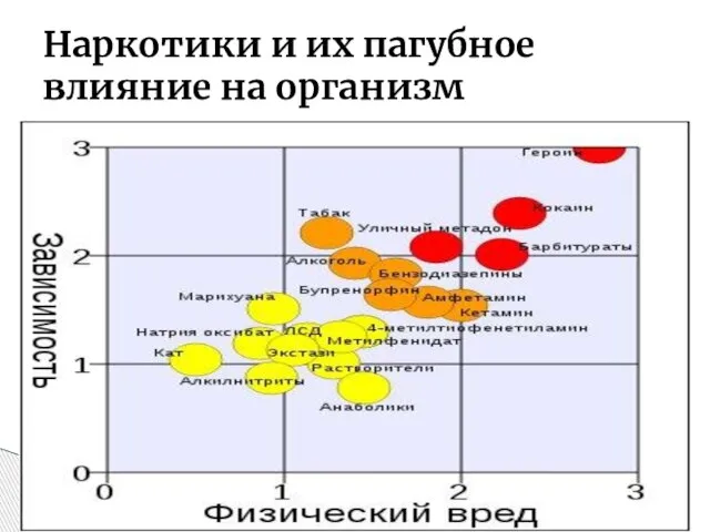 Наркотики и их пагубное влияние на организм