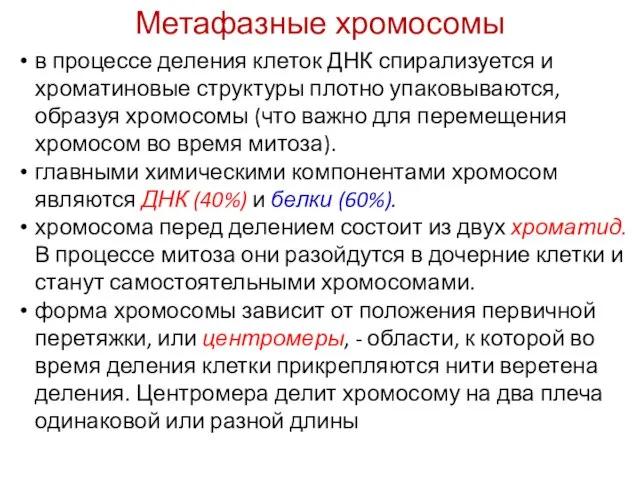 в процессе деления клеток ДНК спирализуется и хроматиновые структуры плотно упаковываются,