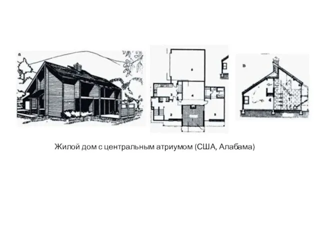 Жилой дом с центральным атриумом (США, Алабама)