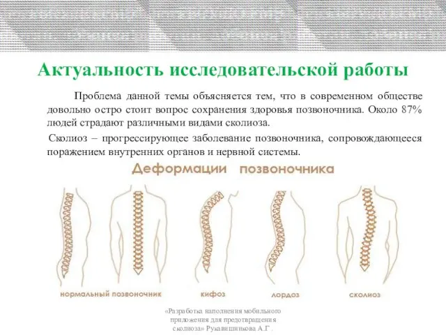 Актуальность исследовательской работы Проблема данной темы объясняется тем, что в современном