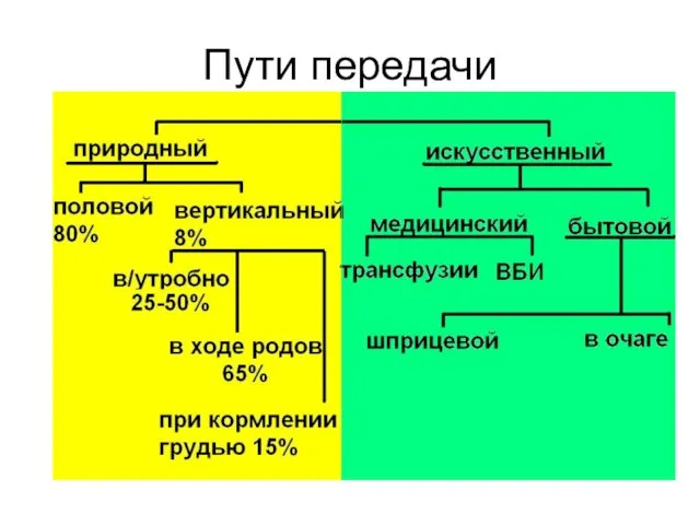 Пути передачи