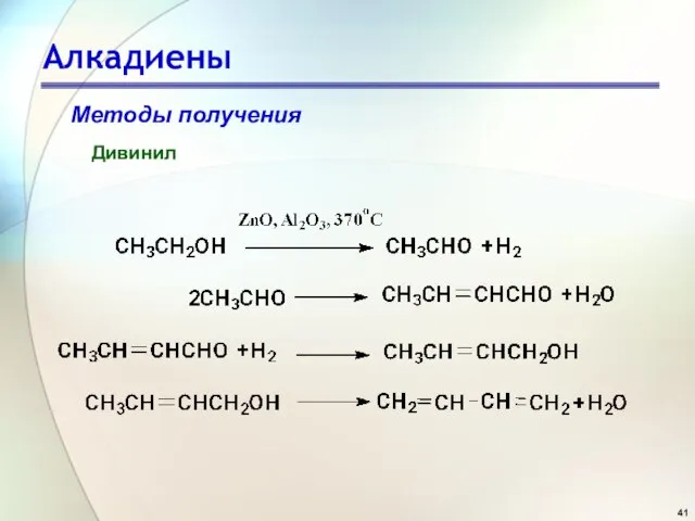 Алкадиены Методы получения Дивинил