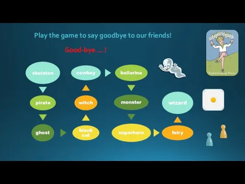 Play the game to say goodbye to our friends! Good-bye … !