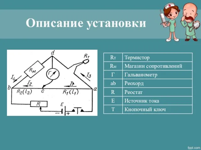 Описание установки