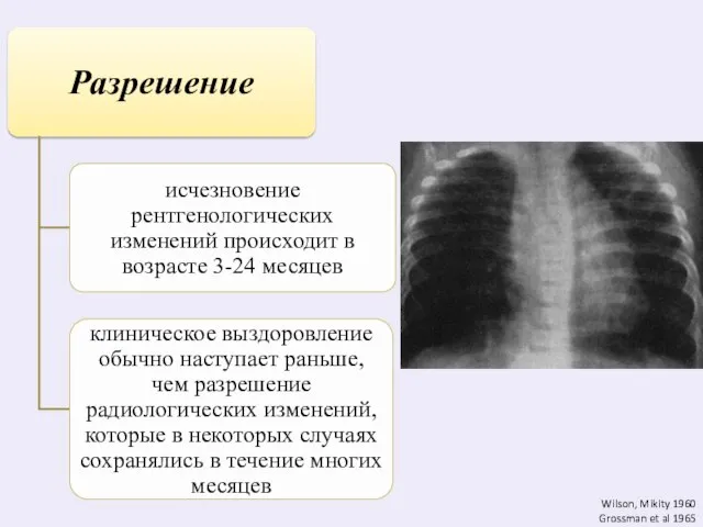 Wilson, Mikity 1960 Grossman et al 1965