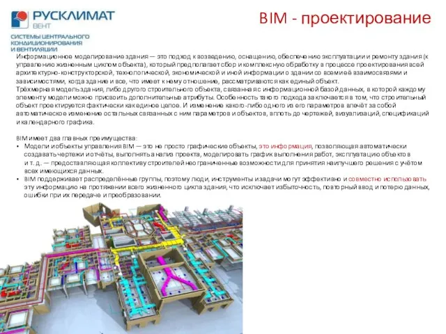 BIM - проектирование Информационное моделирование здания — это подход к возведению,