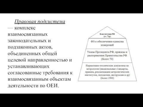 Правовая подсистема — комплекс взаимосвязанных законодательных и подзаконных актов, объединенных общей