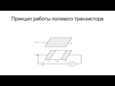 Принцип работы полевого транзистора