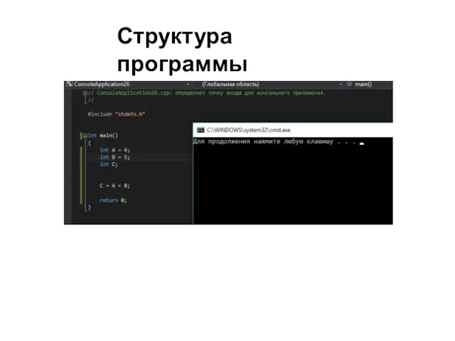 Структура программы