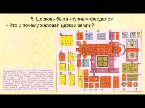 5. Церковь была крупным феодалом Кто и почему жаловал церкви земли?