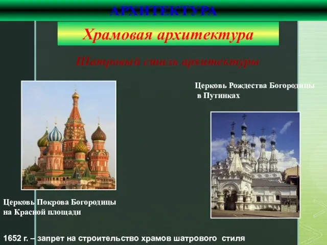 Церковь Покрова Богородицы на Красной площади Церковь Рождества Богородицы в Путинках