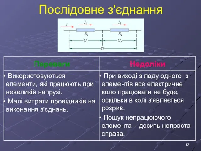 Послідовне з'єднання