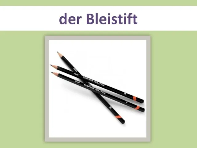 der Bleistift