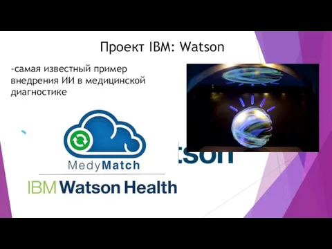 Проект IBM: Watson -самая известный пример внедрения ИИ в медицинской диагностике