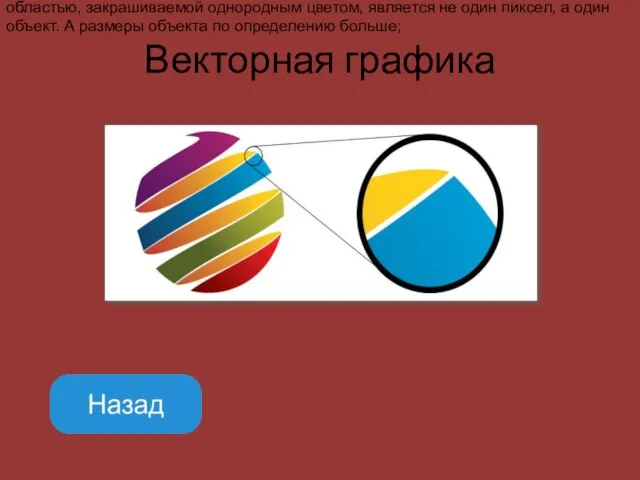 Векторная графика векторная графика ограничена в чисто живописных средствах и не