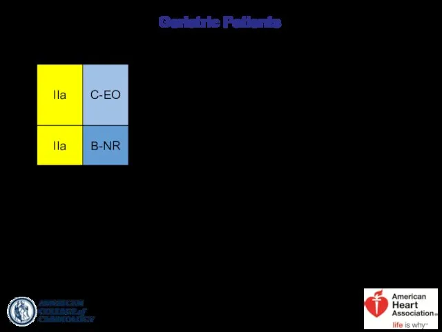 Geriatric Patients