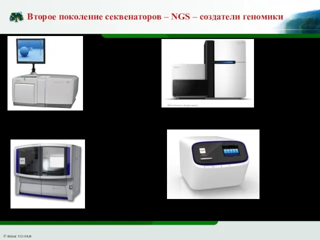 Второе поколение секвенаторов – NGS – создатели геномики Roche FLX Titanium