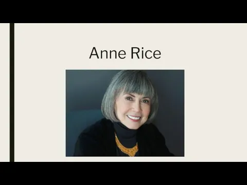 Anne Rice