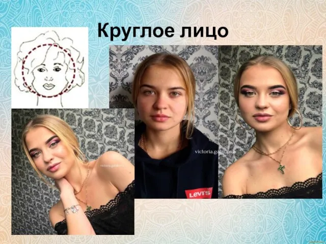 Круглое лицо