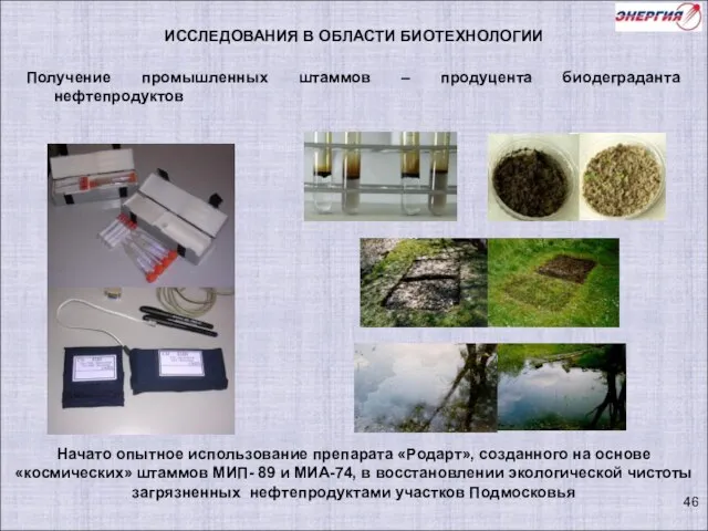 Начато опытное использование препарата «Родарт», созданного на основе «космических» штаммов МИП-