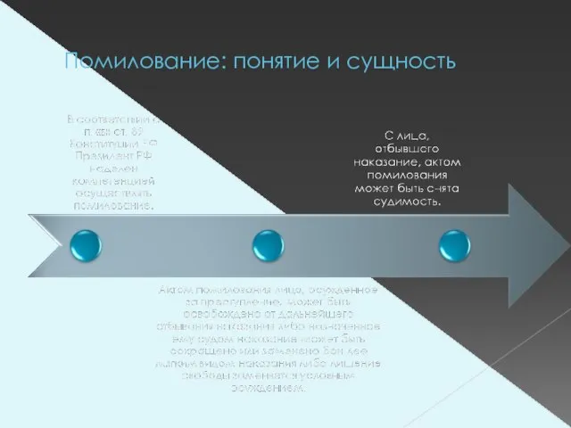 Помилование: понятие и сущность