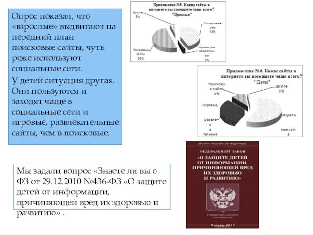 Опрос показал, что «взрослые» выдвигают на передний план поисковые сайты, чуть