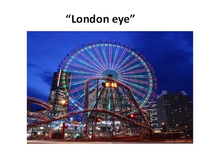 “London eye”