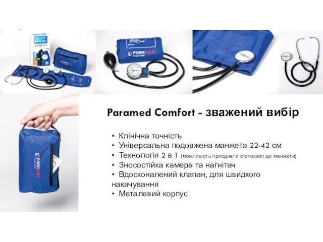 Paramed Comfort - зважений вибір • Клінічна точність • Універсальна подовжена