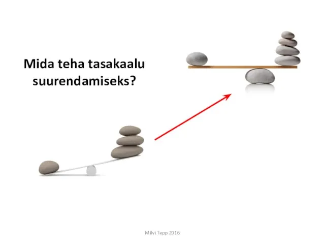 Milvi Tepp 2016 Mida teha tasakaalu suurendamiseks?