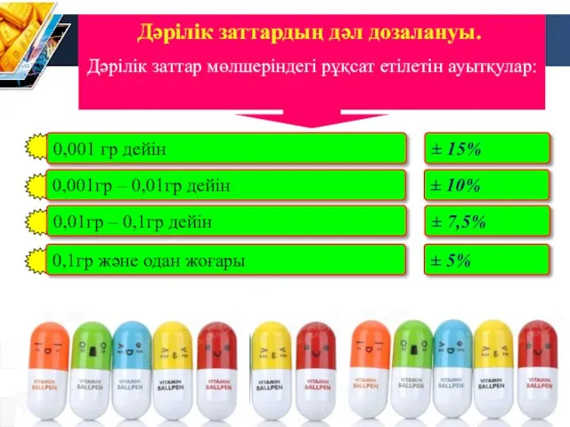 0,01гр – 0,1гр дейін 0,001гр – 0,01гр дейін 0,1гр және одан