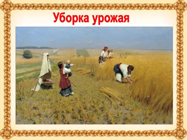 Уборка урожая