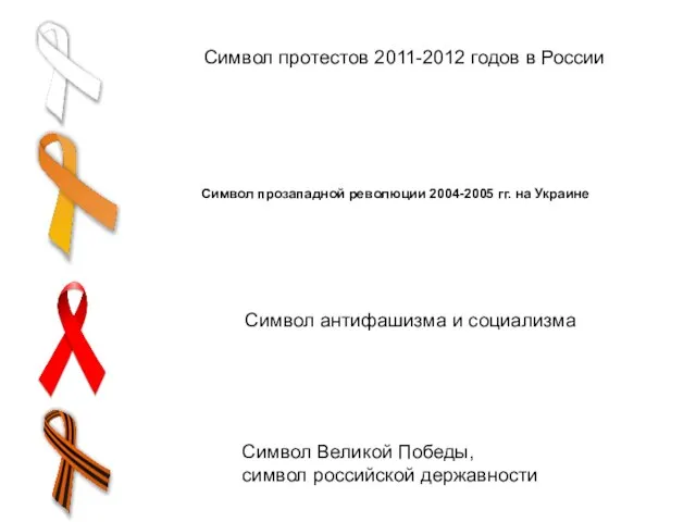 Символ антифашизма и социализма Символ протестов 2011-2012 годов в России Символ