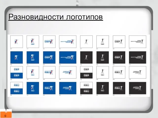 Разновидности логотипов