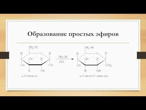 Образование простых эфиров