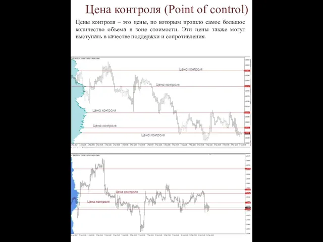 Цена контроля (Point of control) Цены контроля – это цены, по